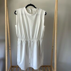 Calia cap sleeve mini dress, white, size M